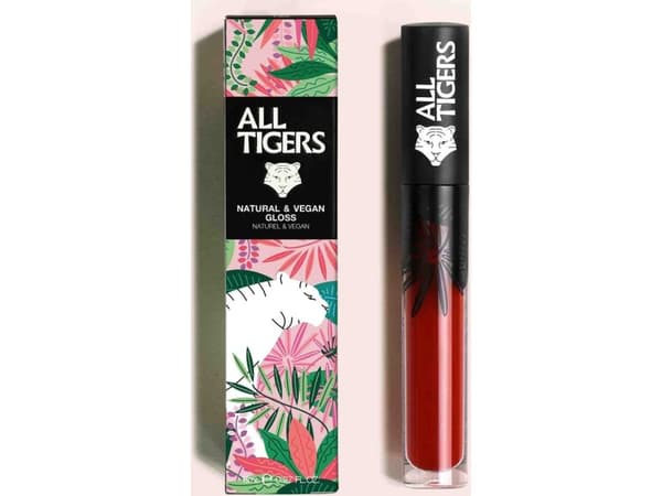 All Tigers All Tigers, Natural & Vegan, Natural, Shining, Lip Gloss, 817, Keep Your Chin Up, 8 ml For Women