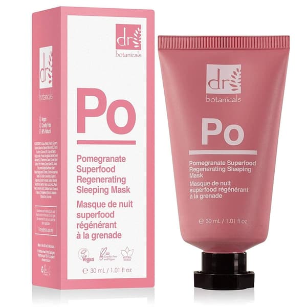 Dr Botanicals Pomegranate Face Sleeping Mask 30ml All Skin Types