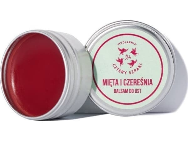 Mint and cherry lip balm, grapefruit scent, 15 ml