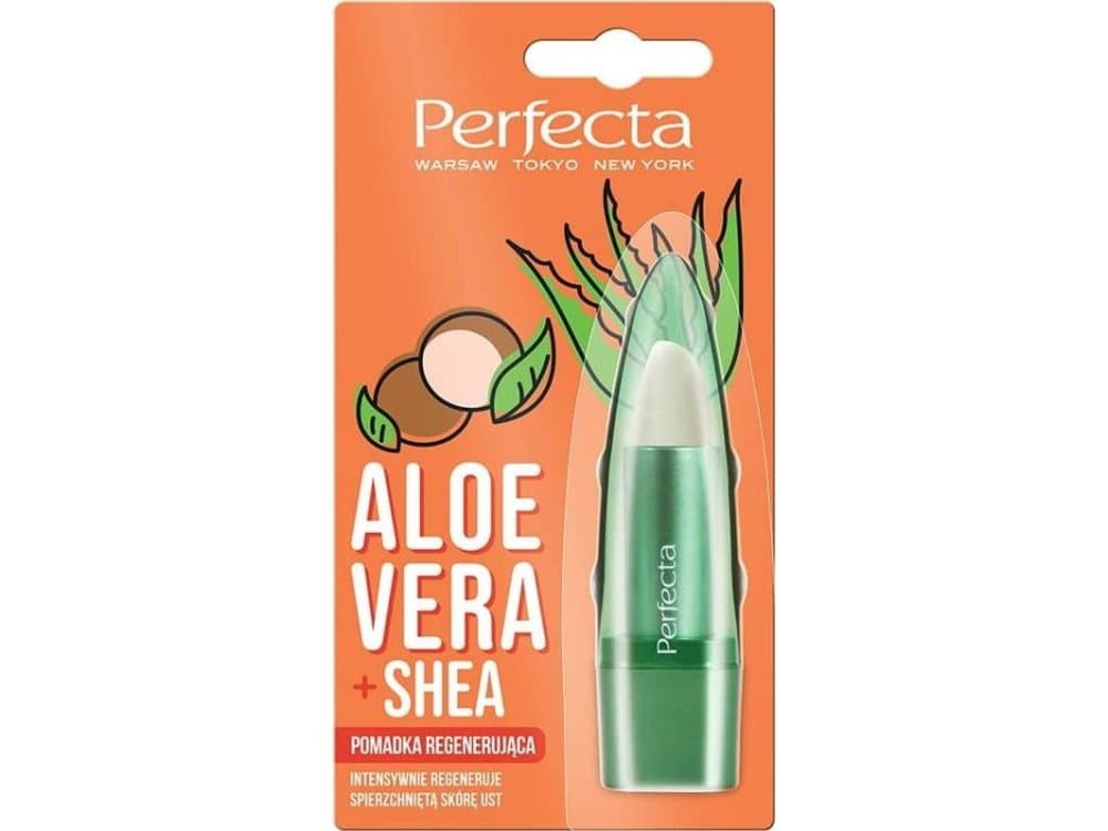 Perfecta Perfecta Aloe Vera + Shea Butter regenerating lipstick 5g