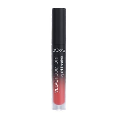 IsaDora Isadora Velvet Comfort Liquid Lipstick Coral Rush 55 - Läppstift