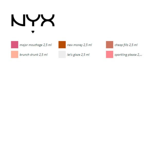 Lipgloss Filler Instinct NYX (2,5 ml) - brunch drunk 2,5 ml