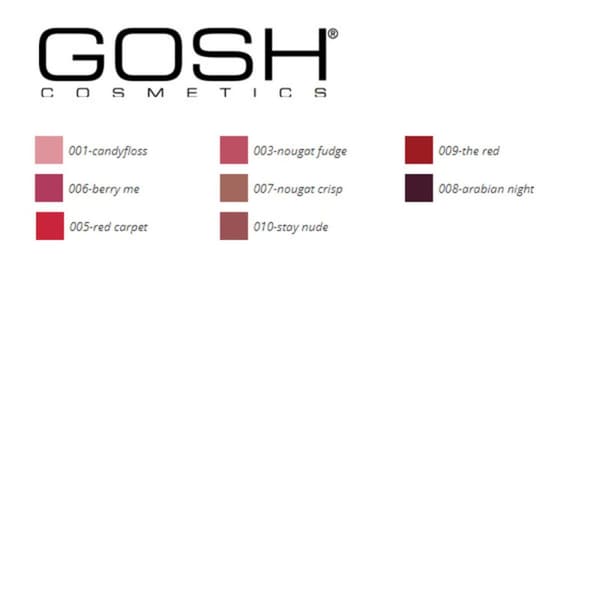 Skjønnhetstips Liquid Matte Gosh Copenhagen (4 ml) - 003-nougat fudge 4 ml