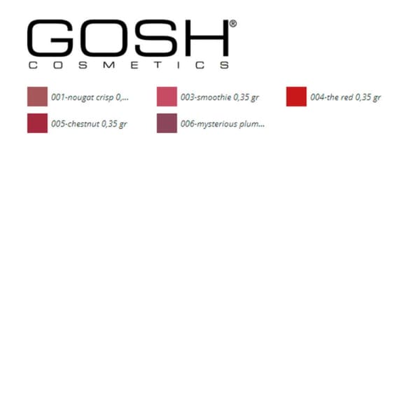 Lipliner The Ultimate Gosh Copenhagen (0,35 g) - 001-nougat crisp 0,35 gr