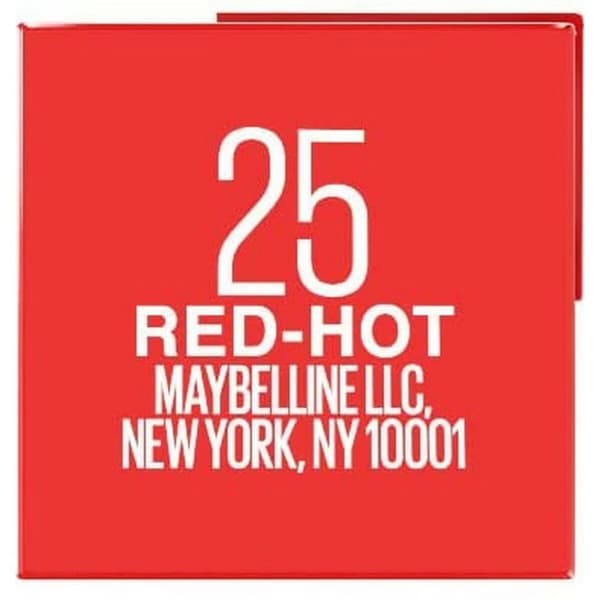 leppestift med glans Maybelline Superstay Vinyl Link 25-red-hot
