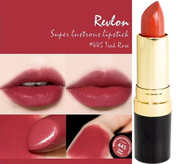 Revlon Super Lustrous Crème Lipstick - 445 Teak Rose