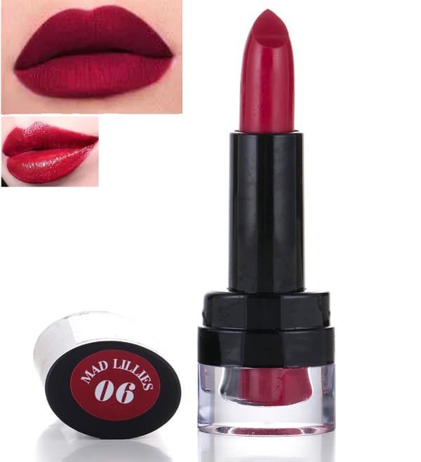 London Girl Long Lasting Glossy Lipstick - 06 Mad Lillies