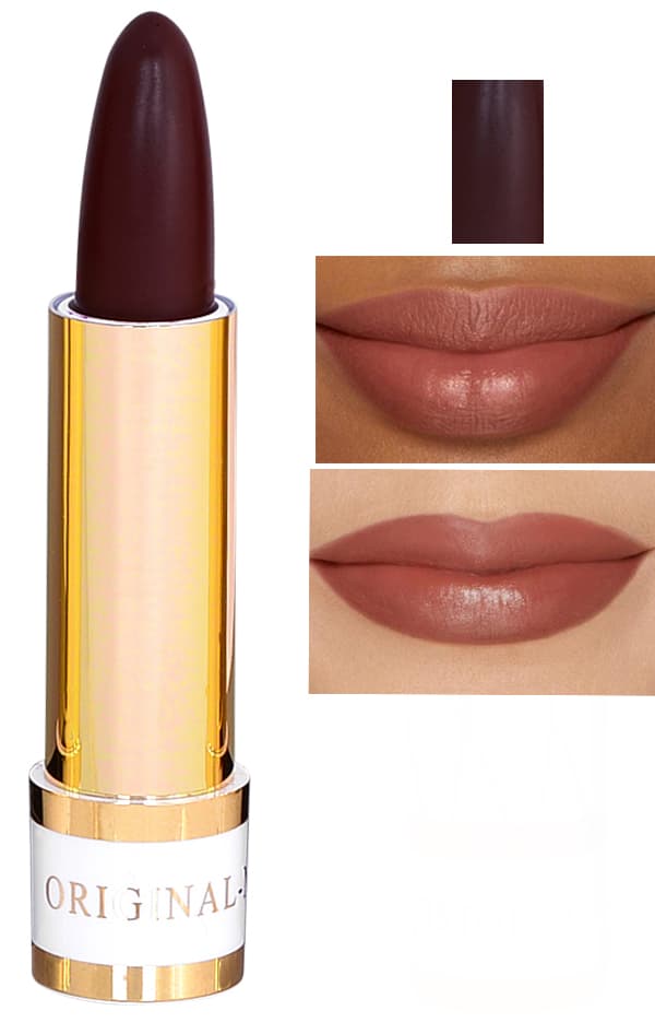 Island Beauty Glistening Metallic Satin Lipstick-Warm Chocolate