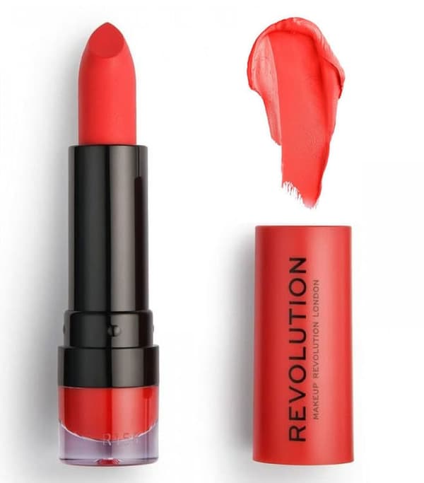 Revolution Makeup Vegan & Cruelty Free Matte Lipstick-Cherry