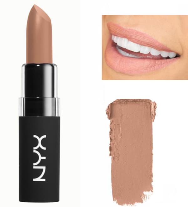 NYX Velvet Matte Lipstick - 02 Beach Casual