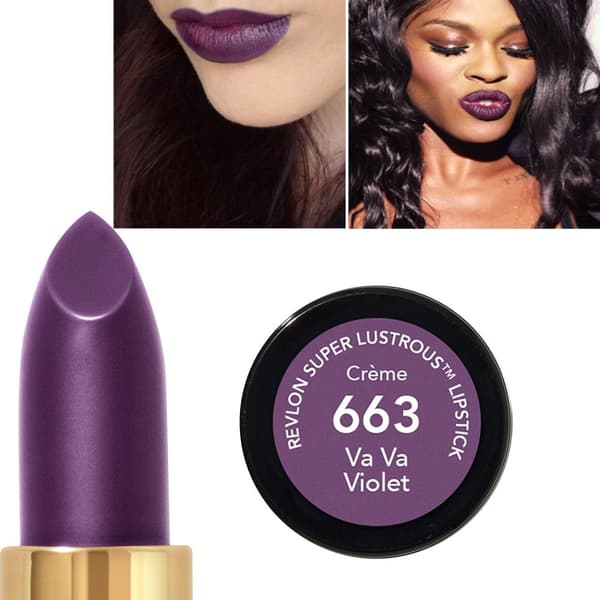 Revlon Super Lustrous CREME Lipstick - 663 Va Va Violet