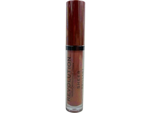 Makeup Revolution Makeup Revolution, Sheer Brillant, Vegan, Lip Gloss, 123, Brunch, 3.5 ml For Women