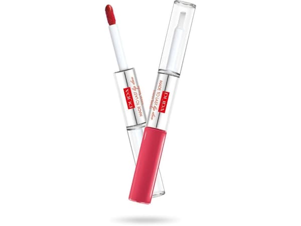 Puppe, laget for å vare, parabenfri, langvarig, flytende leppestift, 007, Coral Sunrise, 4ml