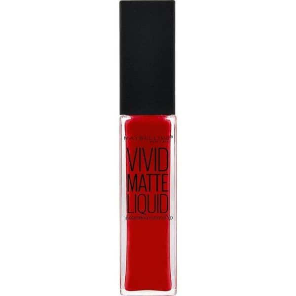 Läppstift - GEMEY MAYBELLINE - Mat 025 - Röd - Flytande - Icke vattentät