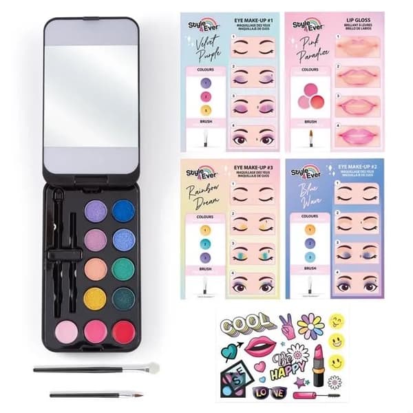 Style 4 Ever Mini Makeup Fodral med LED-lampa