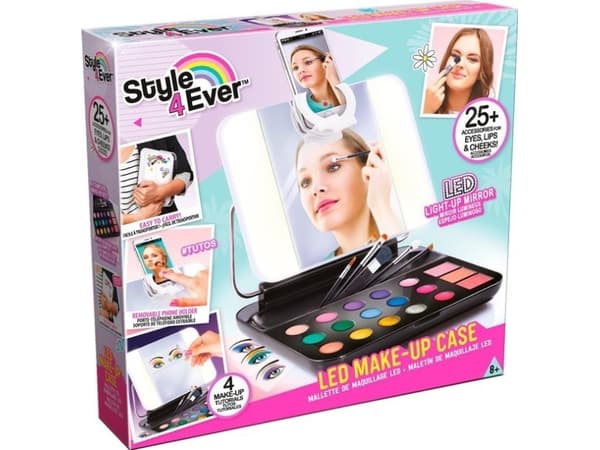 Style 4 Ever Makeup Fodral med LED-lampa