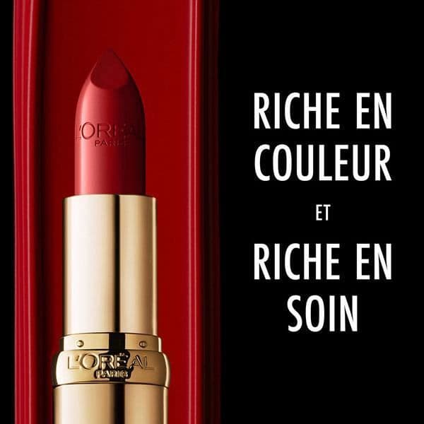 Läppstift - L'Oréal Paris - Color Riche N°124 L'Iconique - 4,3g - Satinfinish - Extrem återfuktning