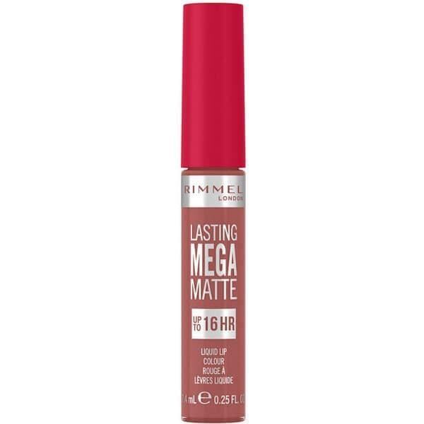 Läppstift - RIMMEL LONDON - Lasting Mega Matte - 110-rouge - 74 Ml - Borsteapplicering