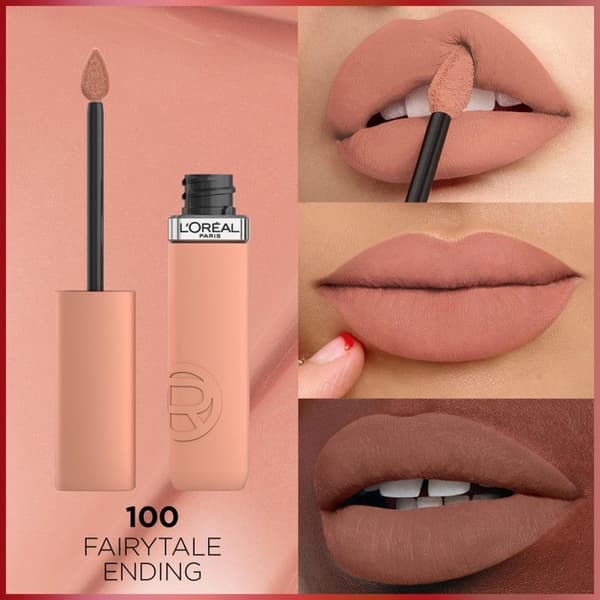 Läppstift - L'Oréal Paris - Infaillible Matte Resistance - N°100 Fairytale Ending - 5ml - Matt finish 16h