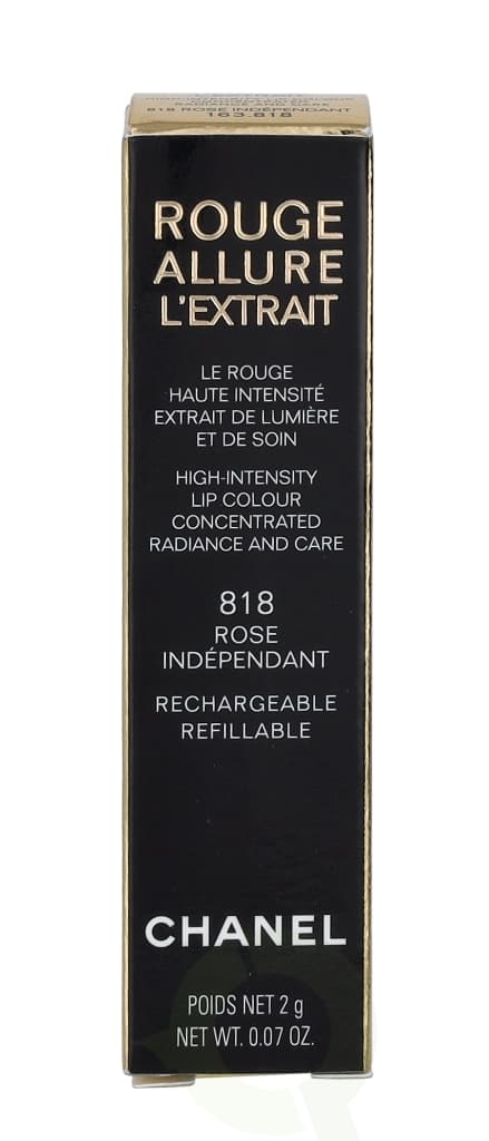 Chanel Rouge Allure L'Extrait High-Intensity Lip Colour 2 gr #818 Rose Independant