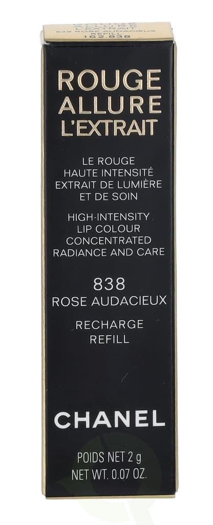 Chanel Rouge Allure L'Extrait High In. Lip Colour - Recharge 2 gr #838 Rose Audacieux
