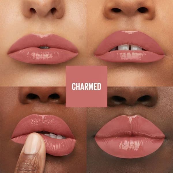 Läppstift - MAYBELLINE - VINYL 100 CHARMED - Vinyleffekt - Långvarig - Vattentät
