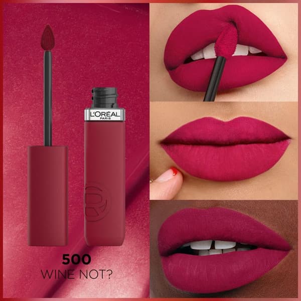 L'Oréal Paris Infaillible Matte Resistance Flytande Läppstift Matt Finish 500 Wine Not?
