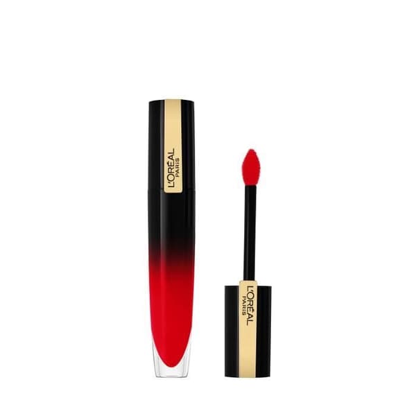 L'Oréal Paris - Lackerad flytande läppfläck - Brilliant Signature - Nyans: Be Impertinent (309) - 6,4 ml