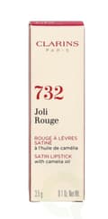 Pikkukuva 4 / 4: Clarins Joli Rouge Satin Lipstick 3.5 g #732 Grenadine/With Camelia Oil