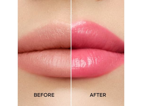 Guerlain KissKiss Bee Glow, Leppepomade, Rosa, Kvinner, Normal hud, Bivoks, Fuktighetskrem, Nærende, Utjevnende, Mykgjørende, Beroligende
