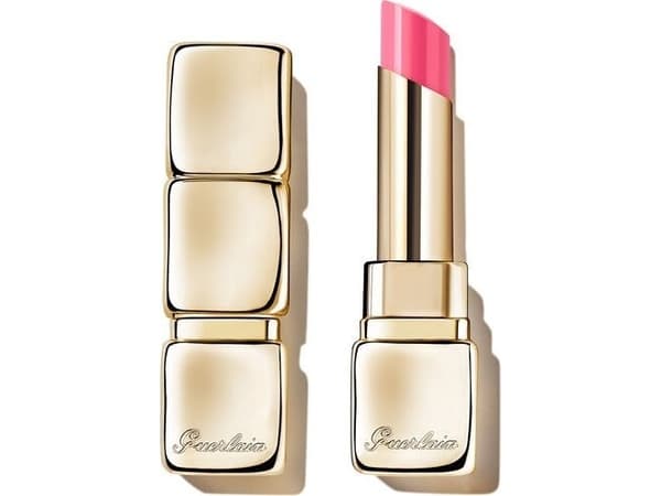 Guerlain KissKiss Bee Glow, Leppepomade, Rosa, Kvinner, Normal hud, Bivoks, Fuktighetskrem, Nærende, Utjevnende, Mykgjørende, Beroligende