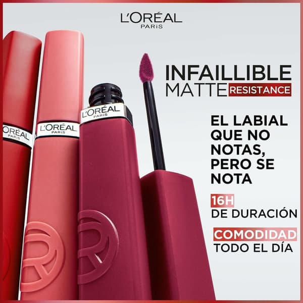 Huulikiilto L'Oreal Make Up Infaillible Matte Resistance Wine not? Nº 500 (1 osaa)
