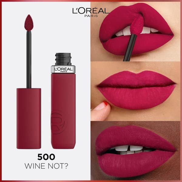 Huulikiilto L'Oreal Make Up Infaillible Matte Resistance Wine not? Nº 500 (1 osaa)