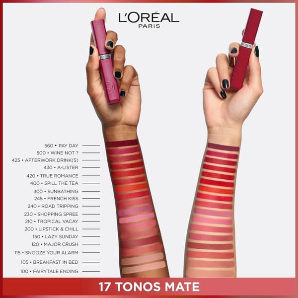 Huulikiilto L'Oreal Make Up Infaillible Matte Resistance Wine not? Nº 500 (1 osaa)