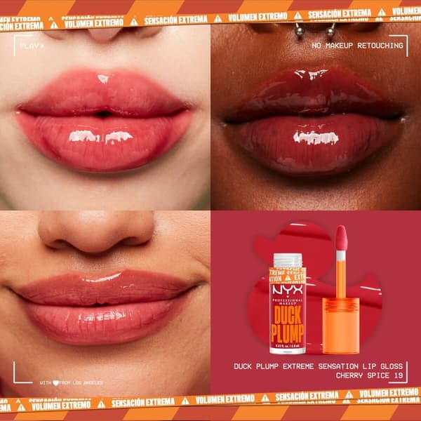 Lipgloss NYX Duck Plump Cherry spicy 6,8 ml