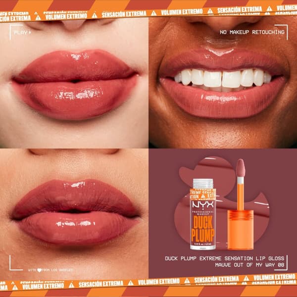 Lipgloss NYX Duck Plump Mauve out of my way 6,8 ml
