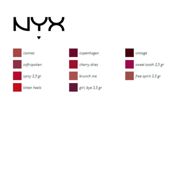 Huulten rajauskynä Suede NYX (3,5 g) 3,5 g - soft-spoken 1 g