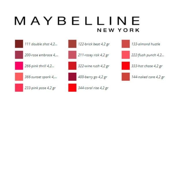 Huulipuna Color Sensational Maybelline (4,2 g) - 266-pink thrill 4,2 gr