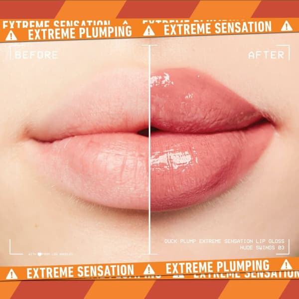 Huulikiilto NYX Duck Plump Nude swings 6,8 ml