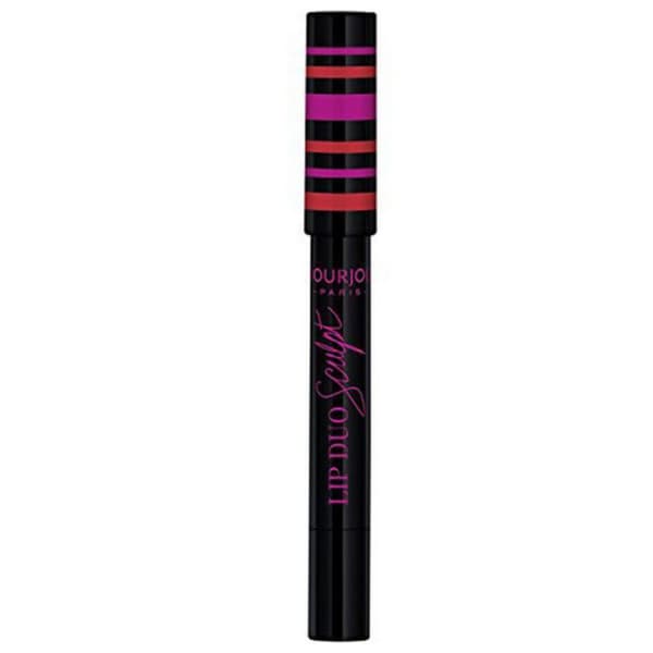 2 i 1 læbeblyant og eyeliner Lip Duo Sculpt Bourjois - 004 - plum´set beach
