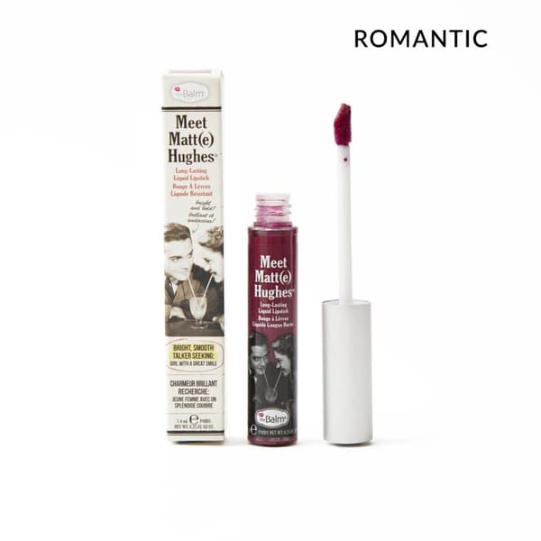 TheBalm® Meet Matt(e) Hughes Longlasting Liquid Läppstitingft Romantic Crimson 7,4 ml
