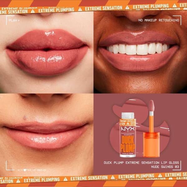Lipgloss NYX Duck Plump Nude swings 6,8 ml