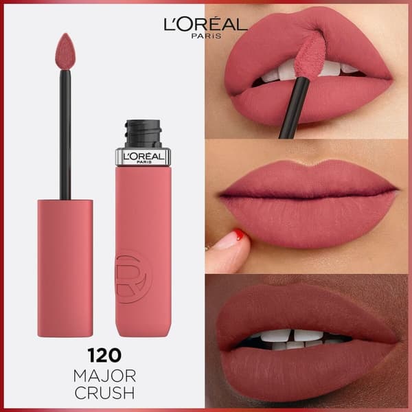 Huulikiilto L'Oreal Make Up Infaillible Matte Resistance Nº 120 (1 osaa)