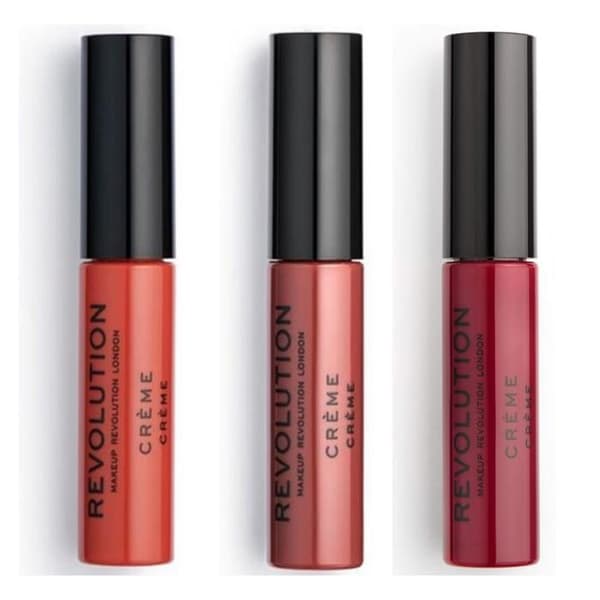 Läppstift Crème - Makeup Revolution - 3-pack - 107 RBF, 124 Gone Rogue, 147 Vampire - 6 ml