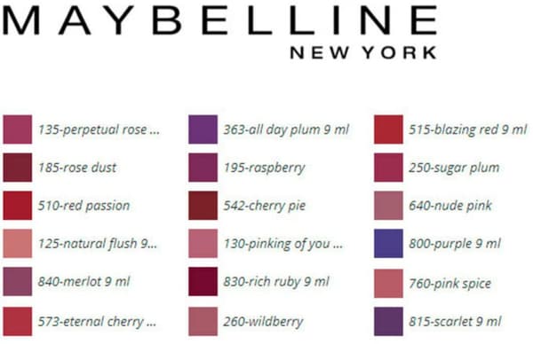 Lipstick Superstay Maybelline