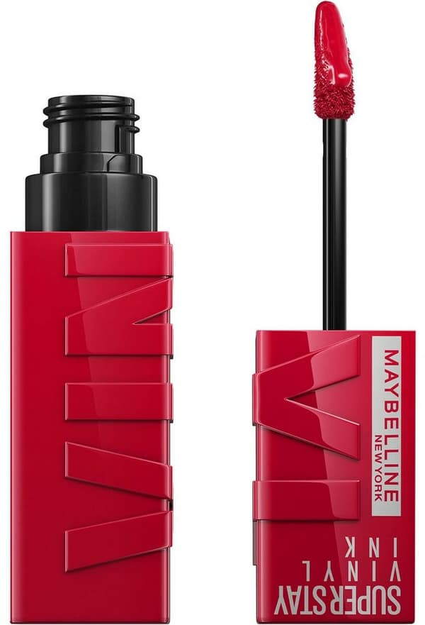 shimmer lipstick Maybelline Superstay Vinyl Link 50-wicked