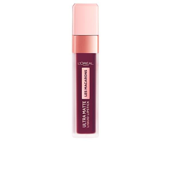 L'ORÉAL PARIS LES MACARONS ultra-matt liquid lipstick #830-grosella black c