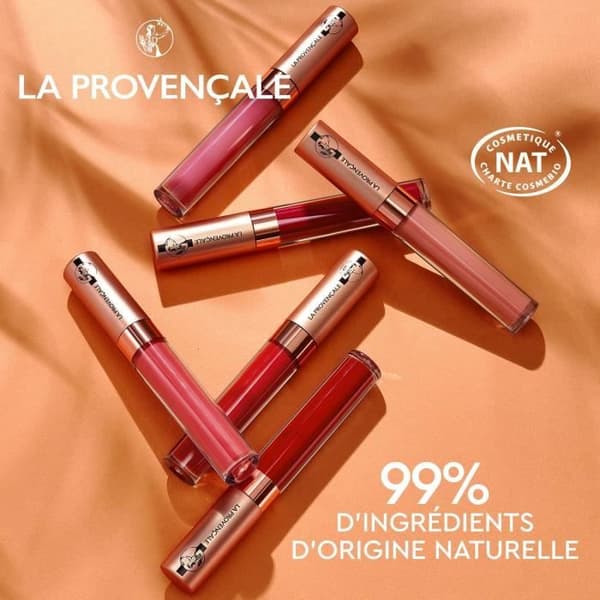 Rouge à Lèvres - LA PROVENCALE - Rouge Solaire - 122 Rose Port de Grimaud - 5ml - 99% naturlig