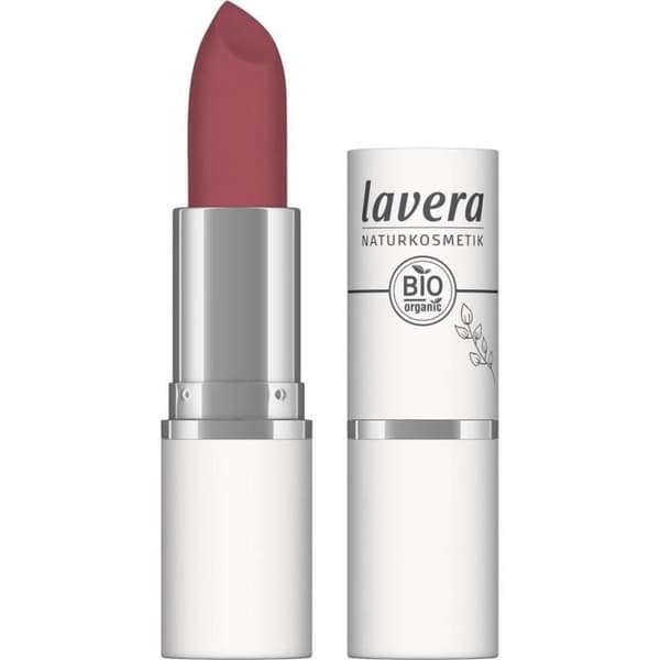 Läppstift - LAVERA - Velvet Matt Pink Coral 05 - 4,5g - Satinfinish - Icke vattentät
