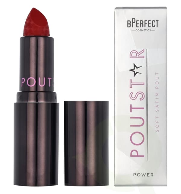 BPerfect Poutstar Satin Lipstick 3.5 g Power
